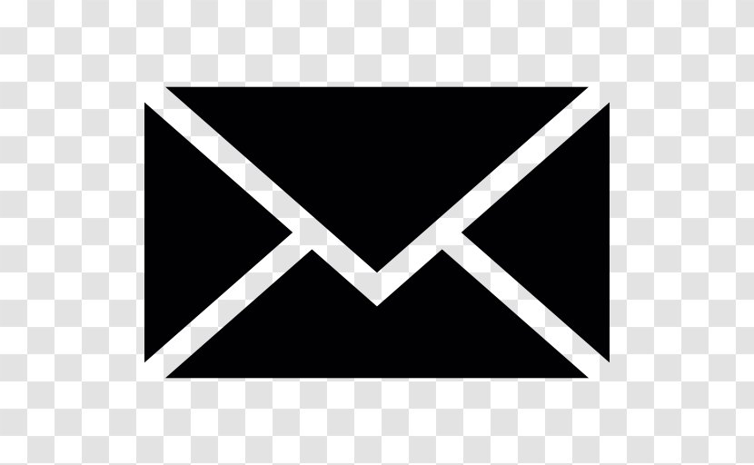 Envelope Mail Paper Icon Design - Black Transparent PNG