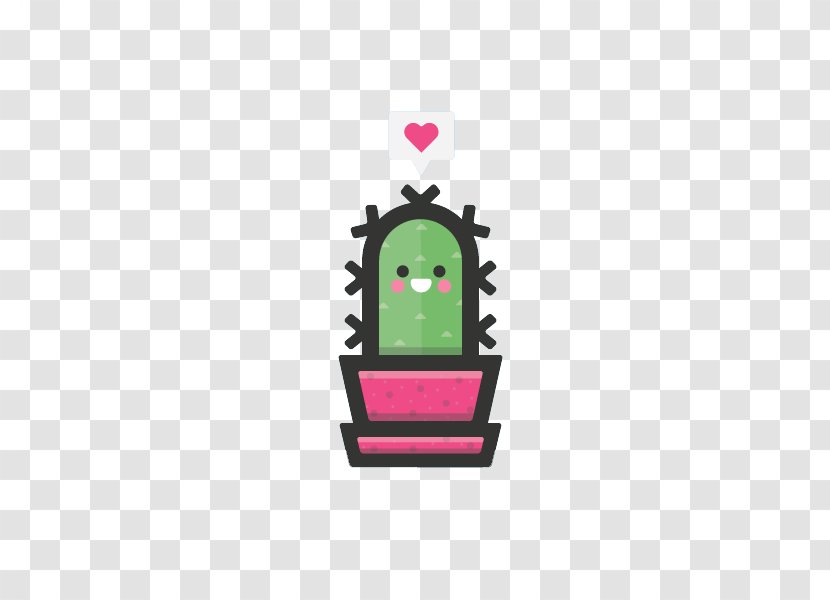 Cactaceae Euclidean Vector Illustration - Flowerpot - Cactus Transparent PNG