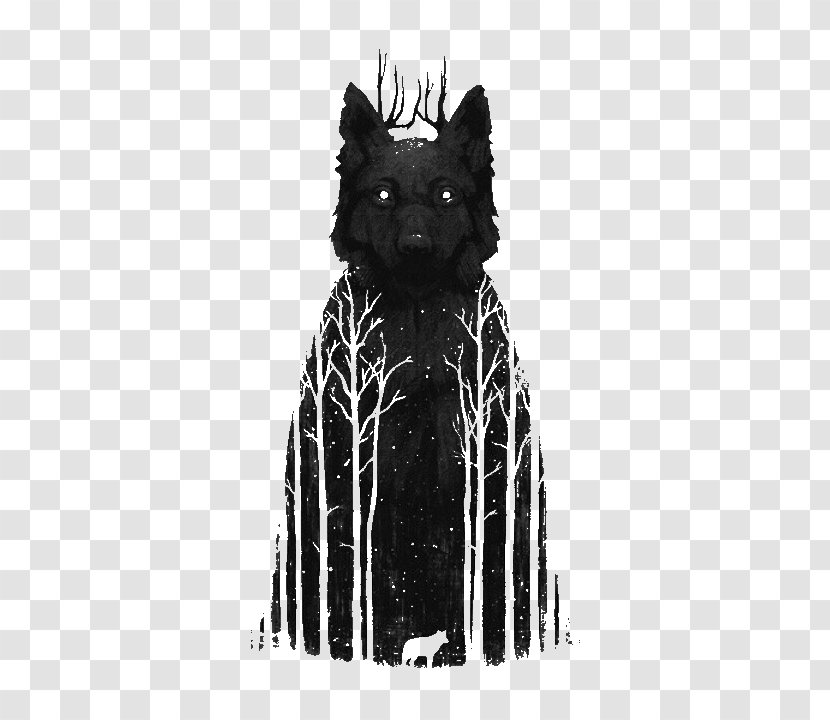 Gray Wolf Tattoo Poster Painting - Pack Transparent PNG