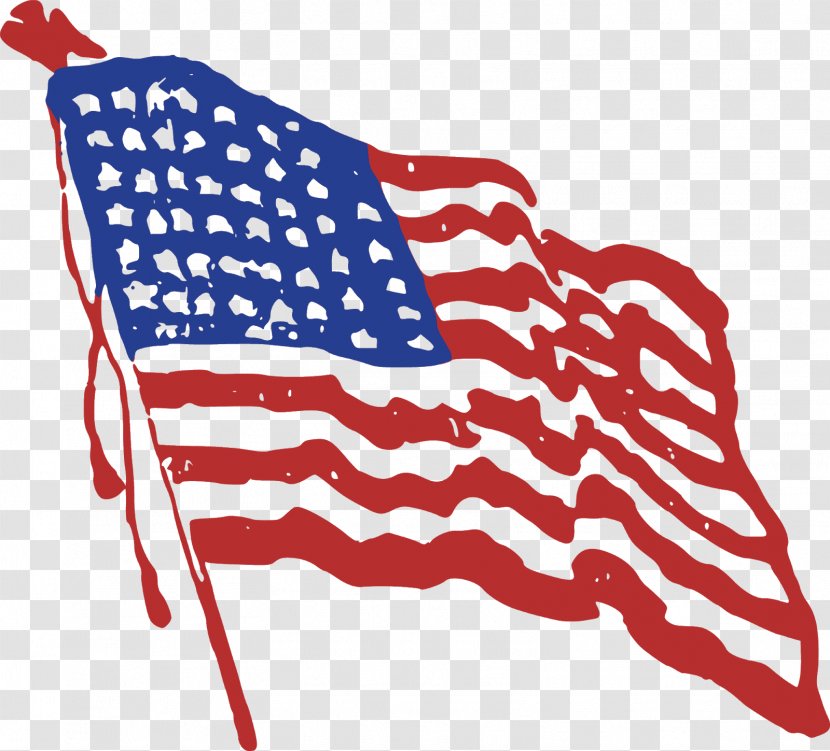 Usa Flag - Day - Bunting Transparent PNG