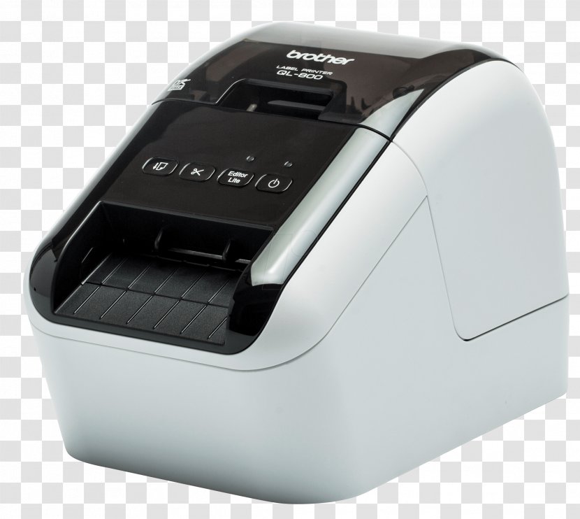 Label Printer Brother QL-800 Printing - Ql800 Transparent PNG