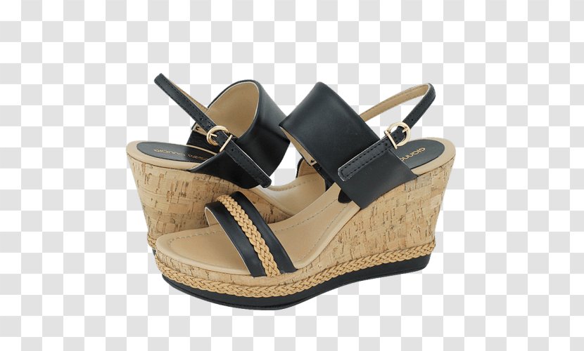 Slide Suede Sandal Shoe - Platform Shoes Transparent PNG