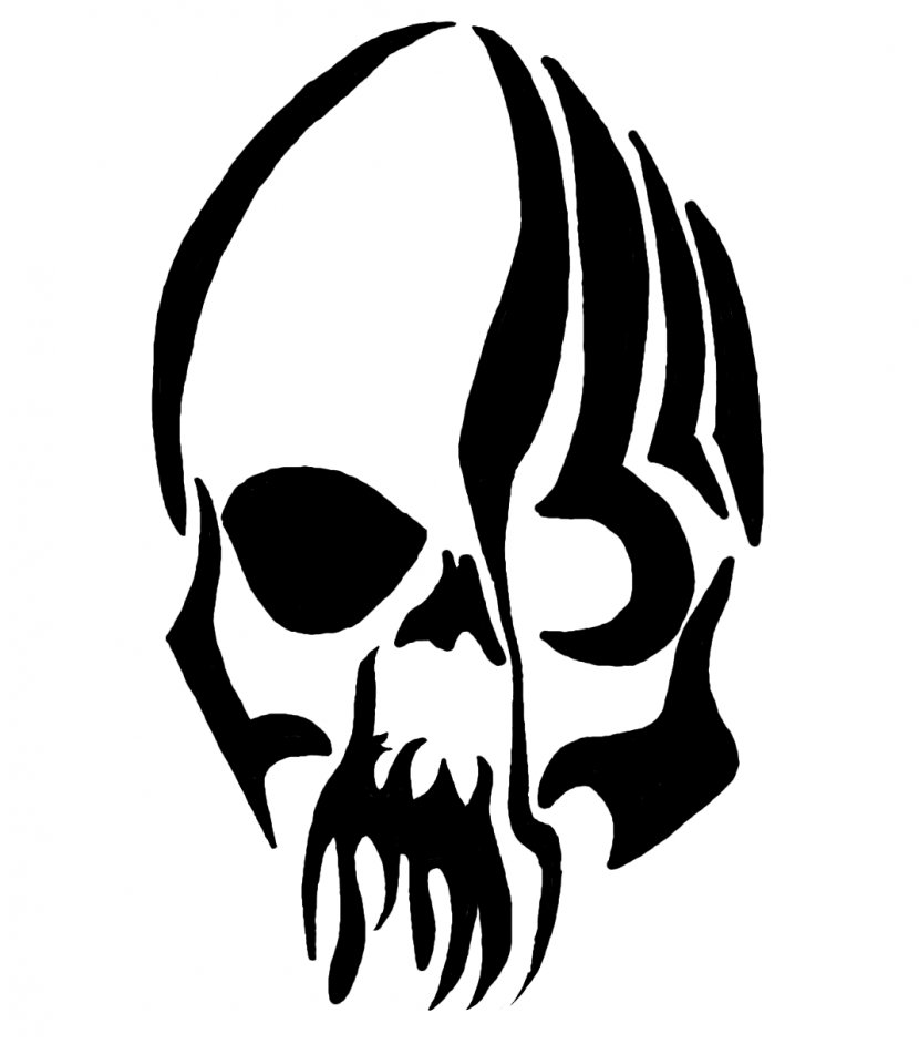 Tattoo Artist Skull Clip Art - Tribal Tattoos Transparent PNG