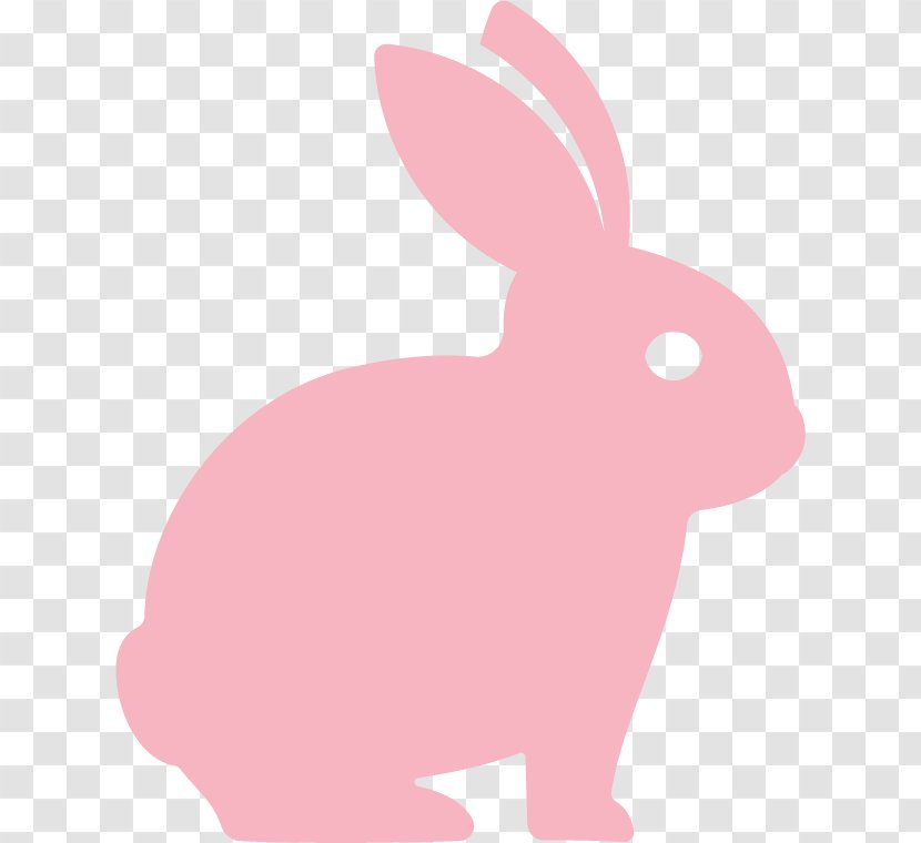 Easter Bunny Silhouette Clip Art - Rabits And Hares Transparent PNG