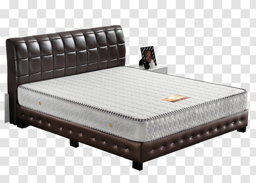 Bed Frame Mattress Couch Box-spring - A On Leather Transparent PNG