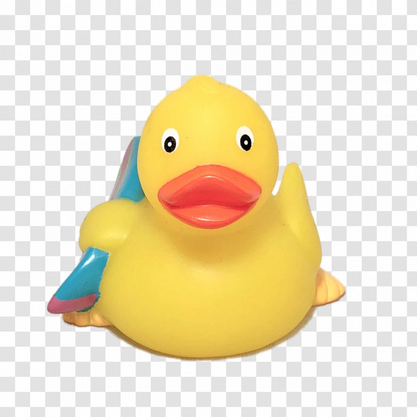 Rubber Duck Snorkeling Diving & Swimming Fins Scuba - Ducks Geese And Swans Transparent PNG