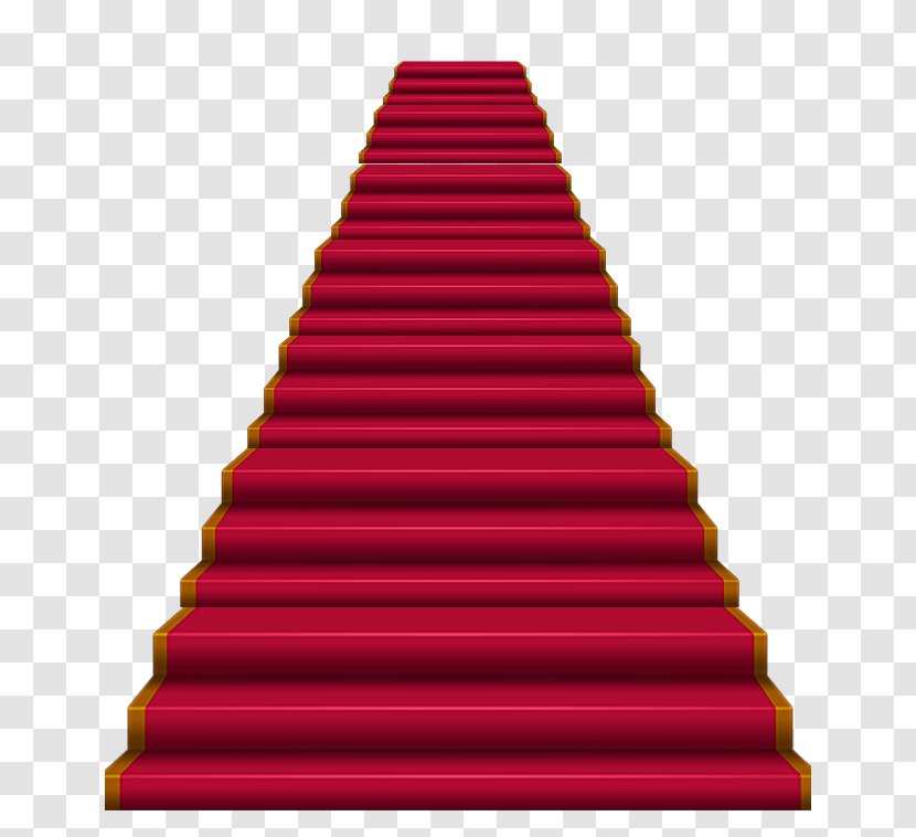 Red Carpet Stairs - Blanket Transparent PNG