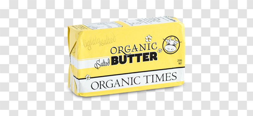 Organic Food Cream Milk Unsalted Butter - Salted Transparent PNG