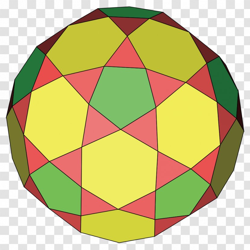 Rectified Truncated Icosahedron Rhombic Enneacontahedron Truncation Face - Zonohedron Transparent PNG