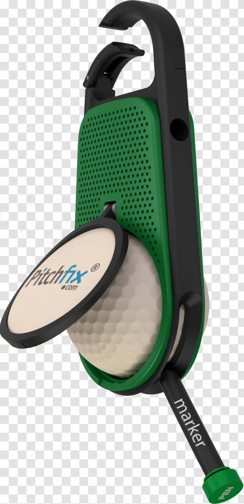 Golf Balls Divot Marker Pen - Hardware - Green Promotions Transparent PNG