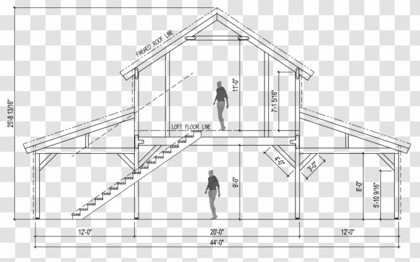 Architecture Drawing /m/02csf Line Art - Structure - Horse Western Transparent PNG