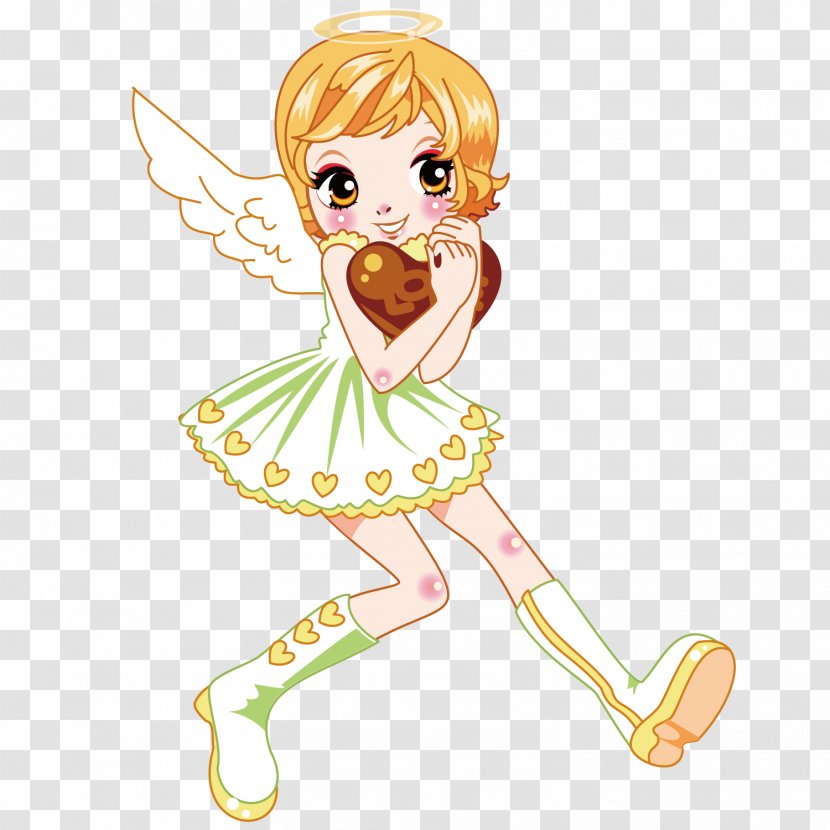 Fairy Illustration - Cartoon - Love Angel Transparent PNG