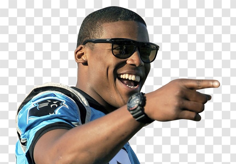 Cam Newton Carolina Panthers - Eyewear Transparent PNG