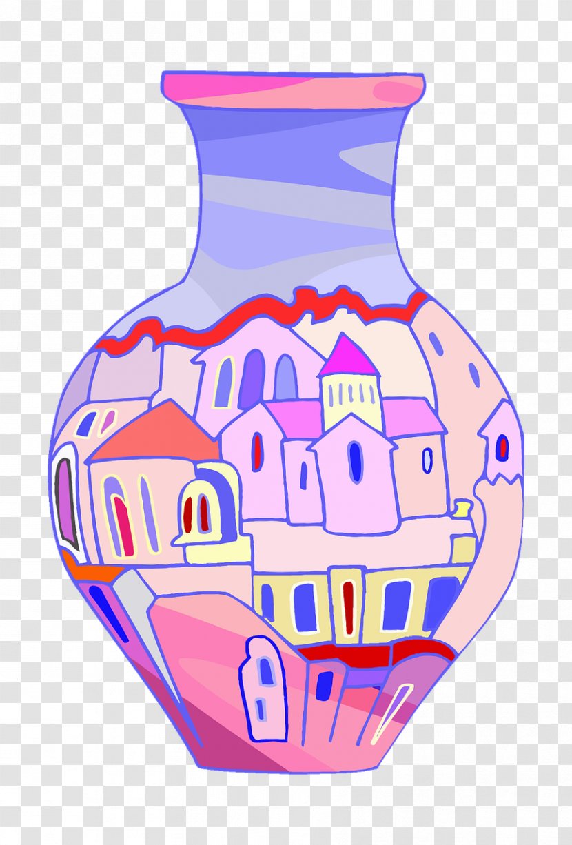 Pottery Jug Vase Clip Art - Flowerpot Transparent PNG
