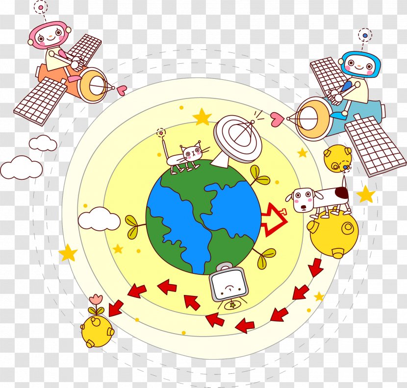 Earth Robot Designer Clip Art - A Playing On The Transparent PNG