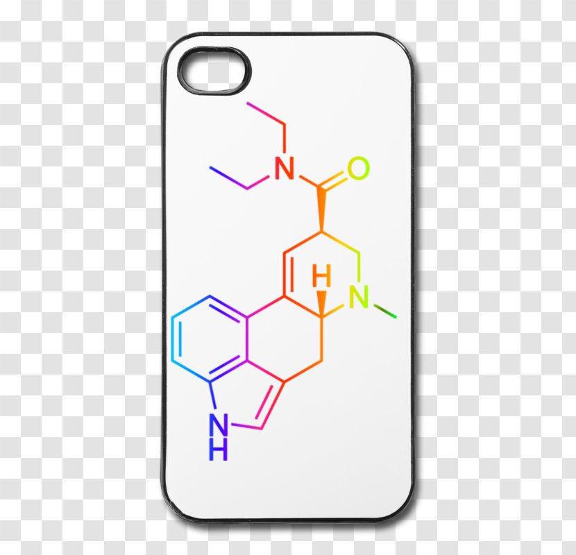 Lysergic Acid Diethylamide Molecule ALD-52 Psychedelic Drug Experience - Silhouette - Flower Transparent PNG