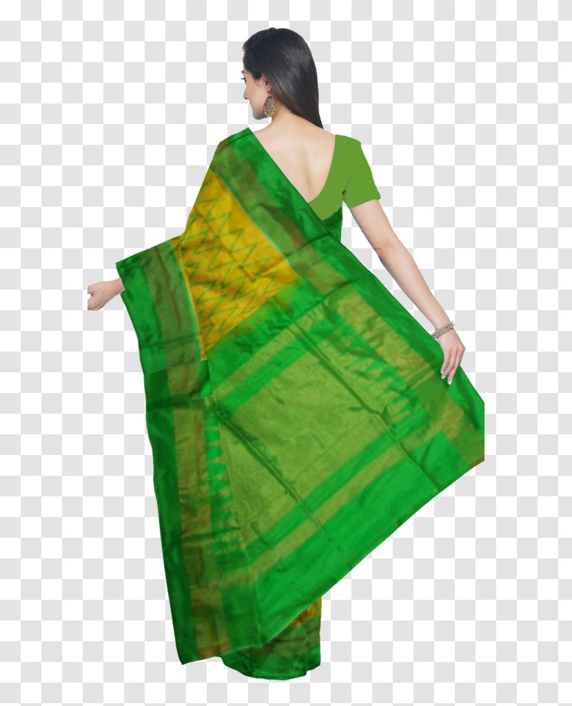 Uppada Zari Silk Sari Pochampally Saree - Blouse - Handloom Transparent PNG
