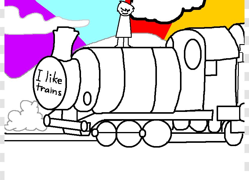 Train Cartoon Clip Art - Frame - Cartoons Trains Transparent PNG