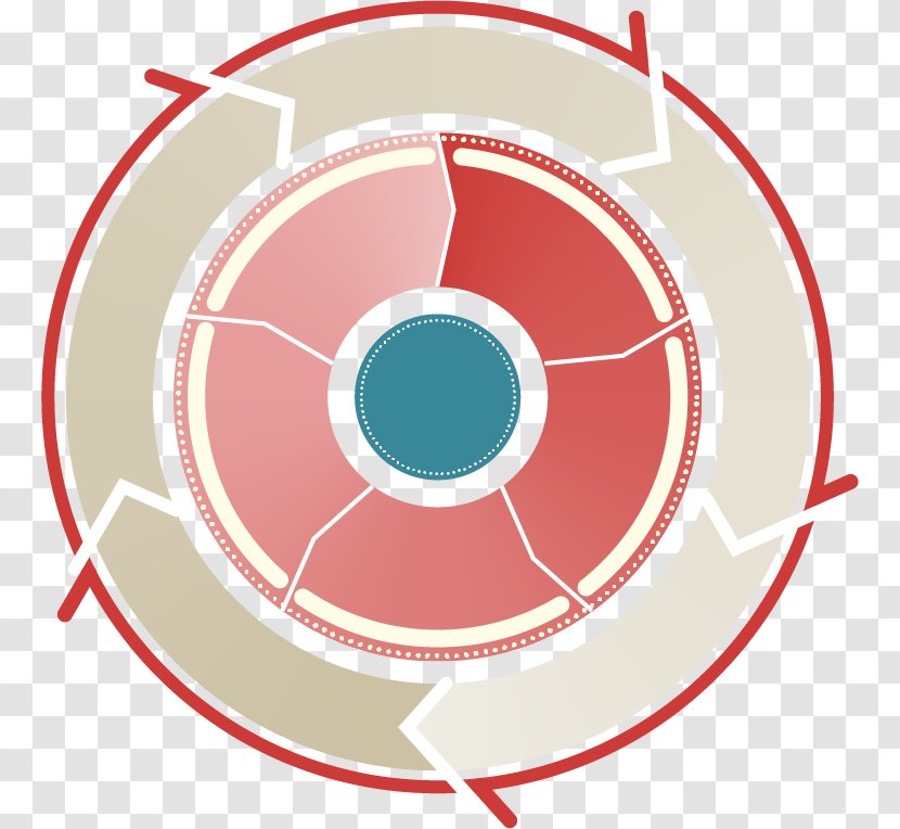 Prezi Template Circle Mind Map - Silhouette Transparent PNG
