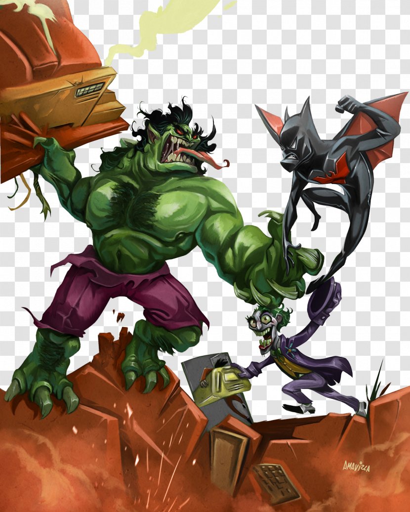 Hulk Drawing - Fiction - Manic Transparent PNG