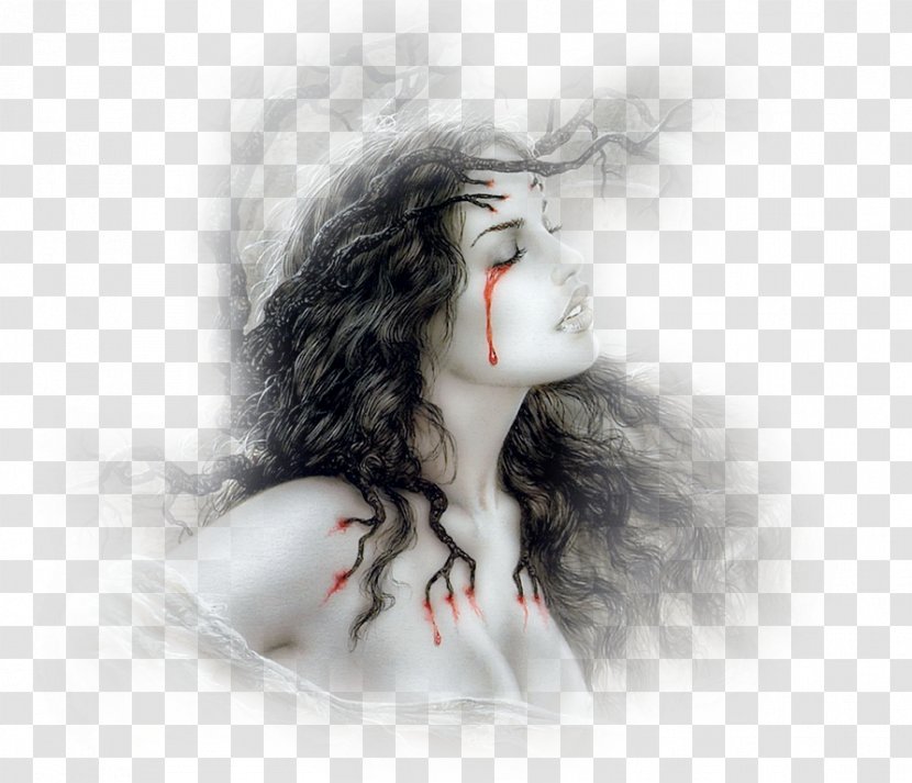 Tears Drawing Photography Art - Luis Royo Transparent PNG