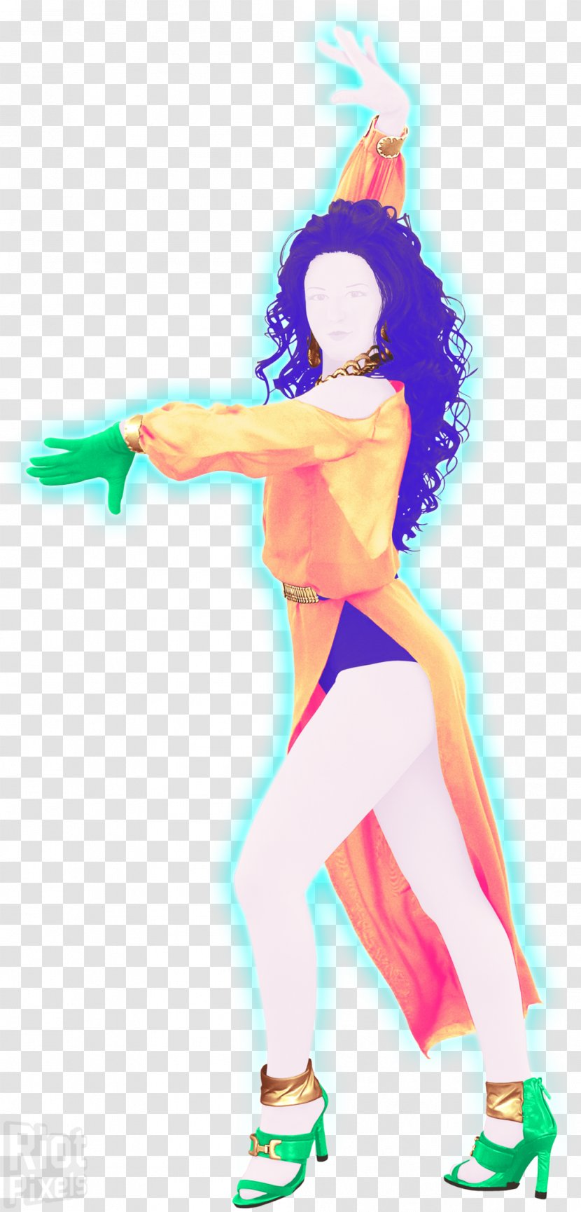 Just Dance 2016 Now Wii Walk The Moon - Flower - Silhouette Transparent PNG