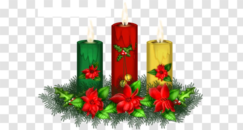 Christmas Ornament Candle - Lit Cartoon Transparent PNG