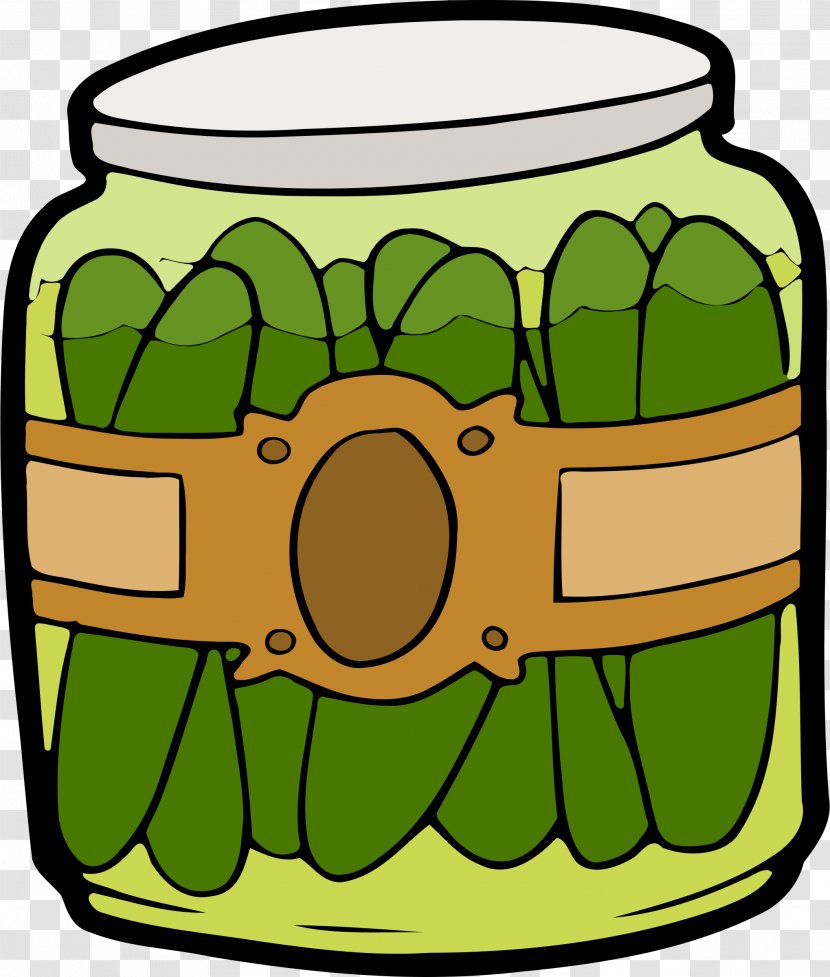 Pickled Cucumber Jar Clip Art - Royaltyfree - Pickles Cliparts Transparent PNG