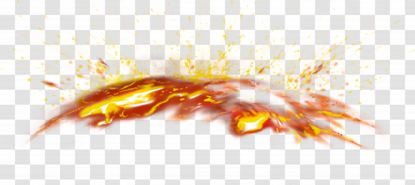 Fiery Explosion Carbon Fire - Photography - Yellow Transparent PNG