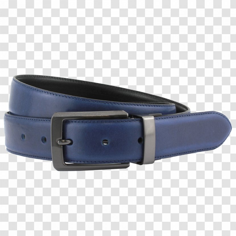Webbed Belt Navy Blue Leather Buckle Transparent PNG