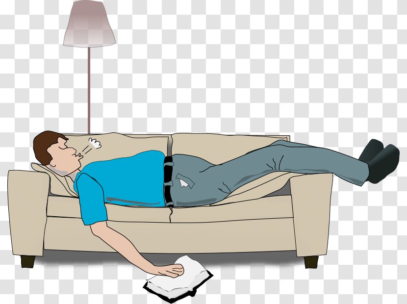 How To Stop Snoring Sleep Disorder Nose - Furniture - Cartoon Man Sleeping Transparent PNG