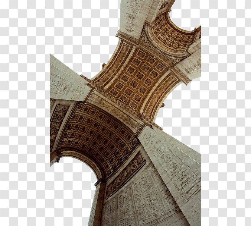 Arc De Triomphe Du Carrousel Champs-xc9lysxe9es Eiffel Tower Musxe9e Louvre - Building - Arch Transparent PNG