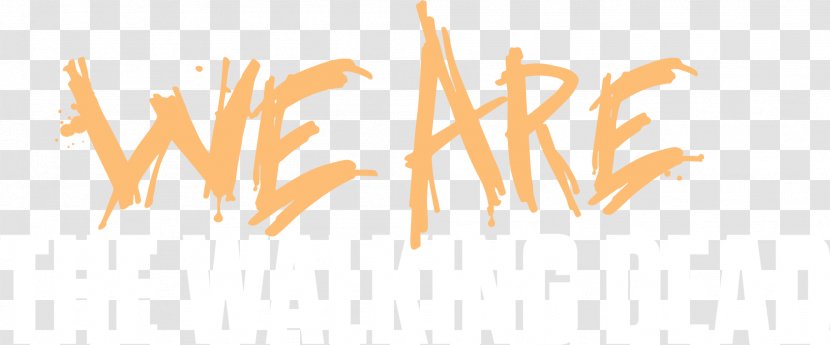 Desktop Wallpaper Logo Computer Font - Orange - The Walking Dead Transparent PNG