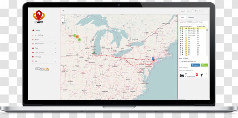 Vehicle Tracking System Automatic Location - Truck Transparent PNG