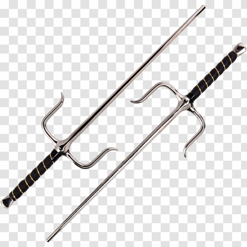 Sai Tonfa Martial Arts Weapon Self-defense Transparent PNG