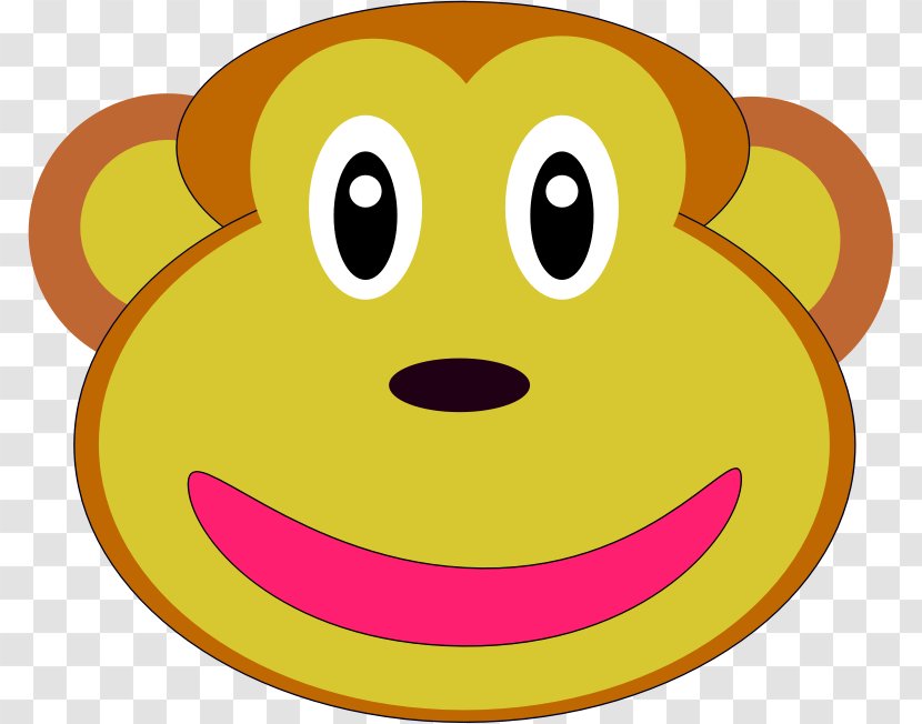 Smiley Ape Clip Art - Icon Design Transparent PNG