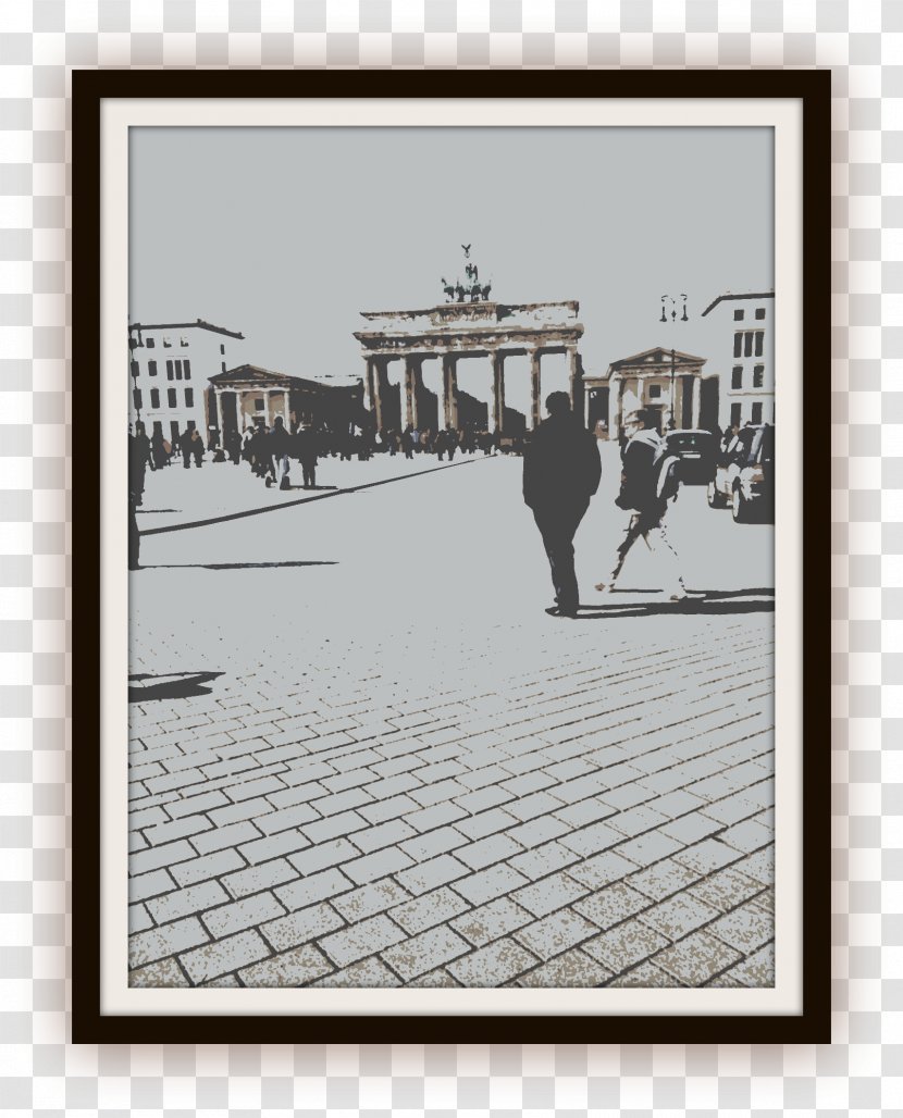 Brandenburg Gate Goxua Currywurst Drawing - ESpaguetti Transparent PNG