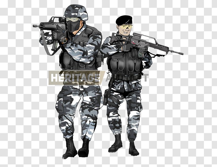 Soldier Heritage-Airsoft Uniform Military Camouflage - Replica Transparent PNG