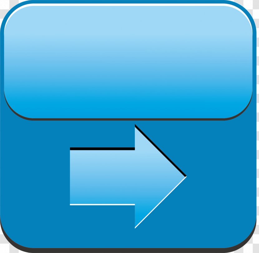 Blue Euclidean Vector - Click Button Transparent PNG