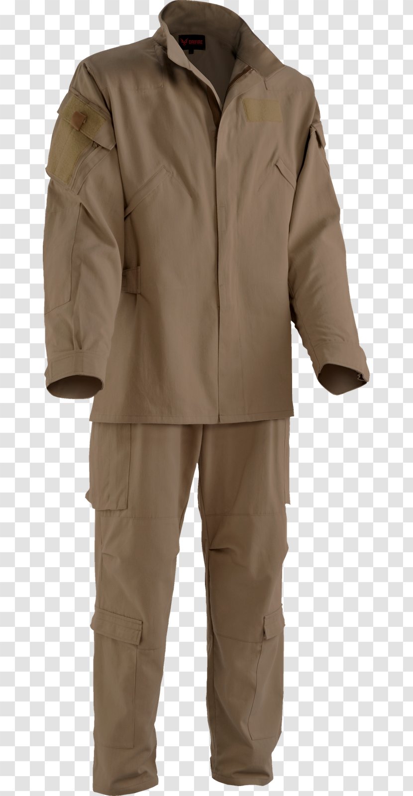 Flight Suit Clothing Jumpsuit Pants - Khaki - Air Force Uniform Transparent PNG