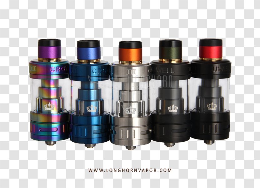 Electronic Cigarette Aerosol And Liquid Clearomizér Vapor Vape Shop - Tank - Crown Tanks Transparent PNG