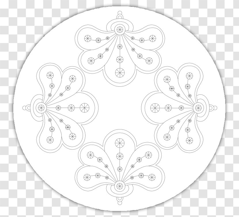 Pattern Embroidery Symmetry Textile Arts Clip Art - Bitki Transparent PNG