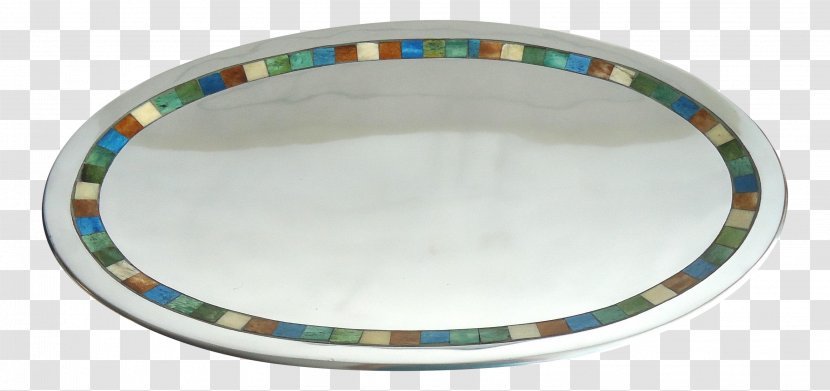 Mosaic Platter Tile Design Tray - Silversmith Transparent PNG