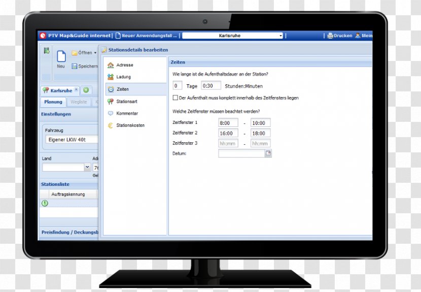 Computer Program PTV AG Journey Planner Software Transport - Map Transparent PNG