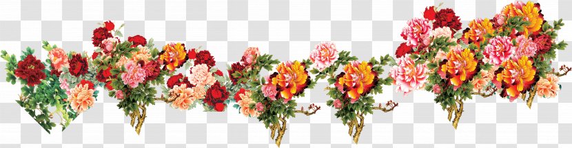 Flower Wedding - Wreath - Flowers Bunch Decorative Elements Transparent PNG