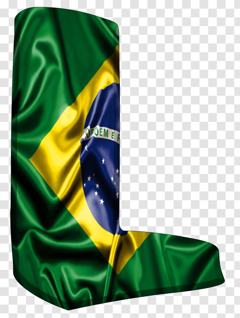 Flag Of Brazil Alphabet Letter Pará - Paper - Brasil BANDEIRA Transparent PNG