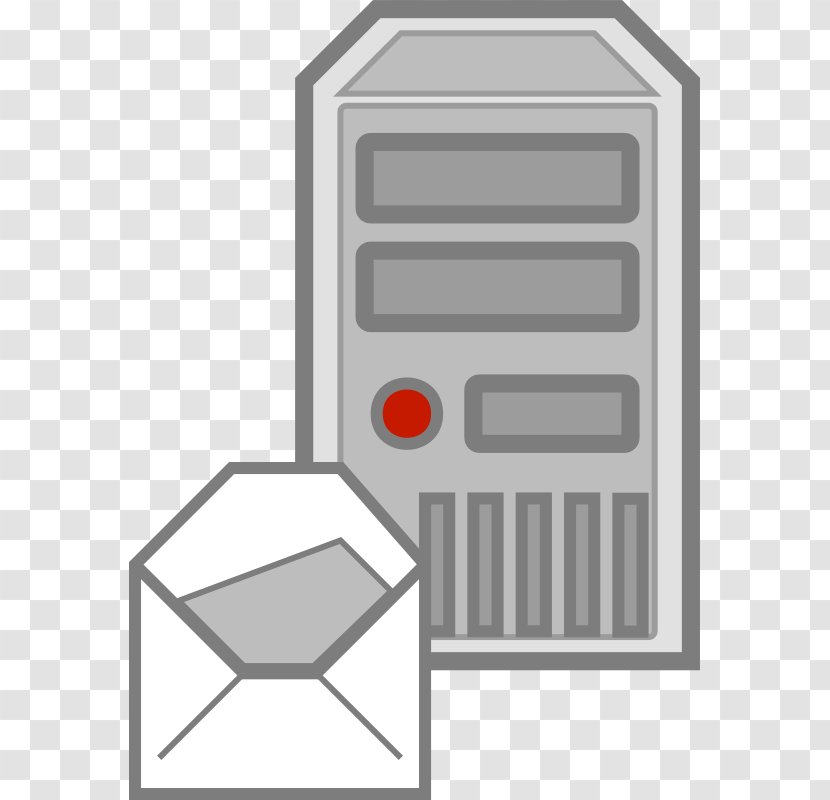 Computer Servers Message Transfer Agent Email Clip Art - Network - Free Vector Download Server Transparent PNG