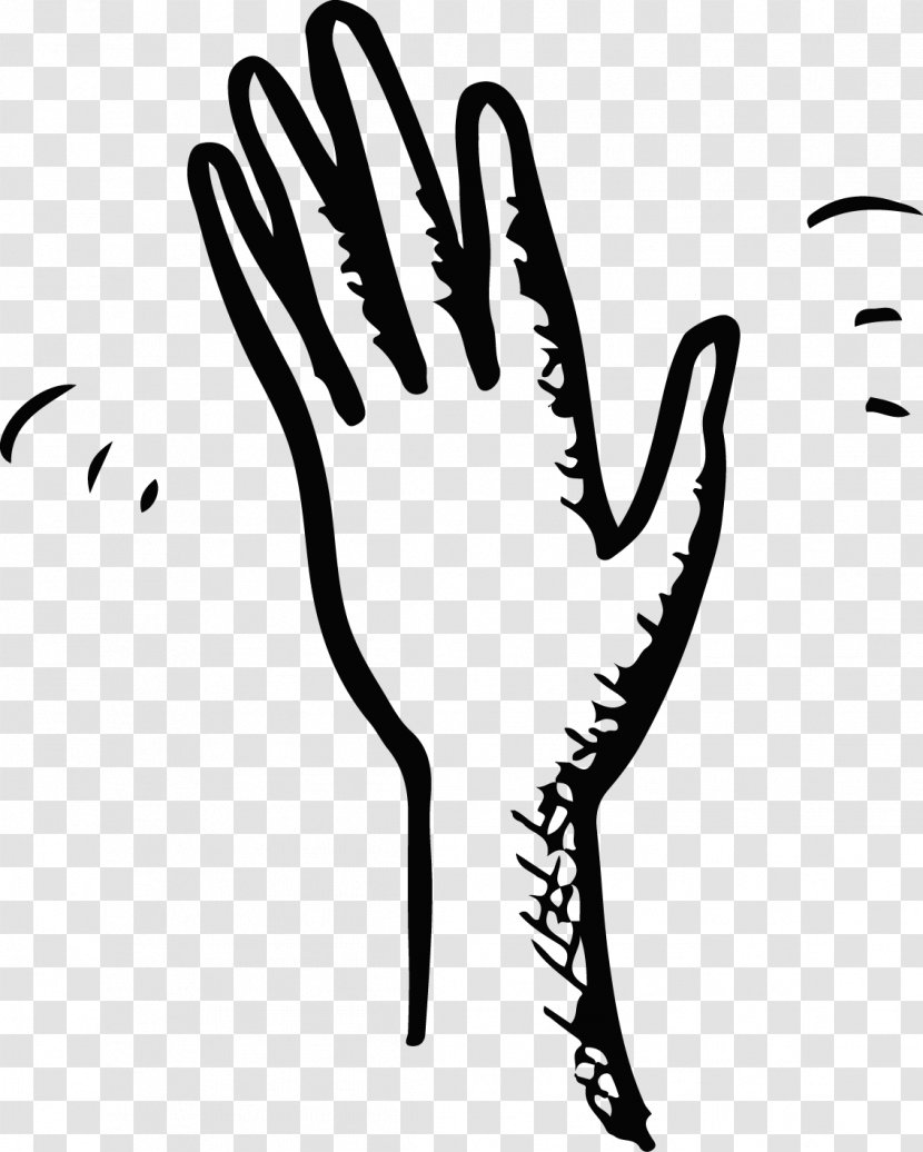 Hand Drawing Wave Black And White - Tree - Goodbye Transparent PNG