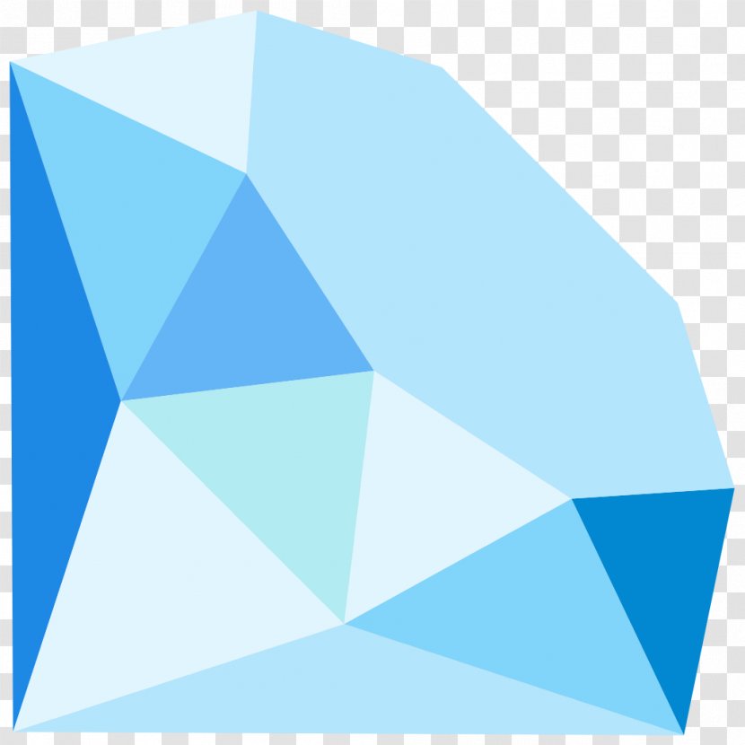 Emoji Gemstone Diamond Wiktionary WhatsApp - Blue Transparent PNG