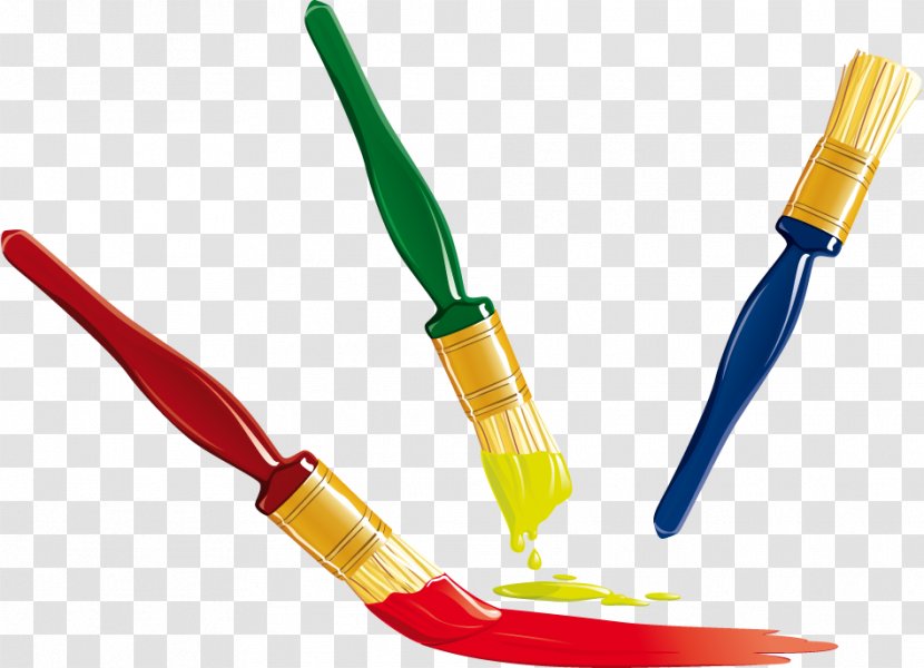 Paintbrush Painting - Oil Paint Transparent PNG